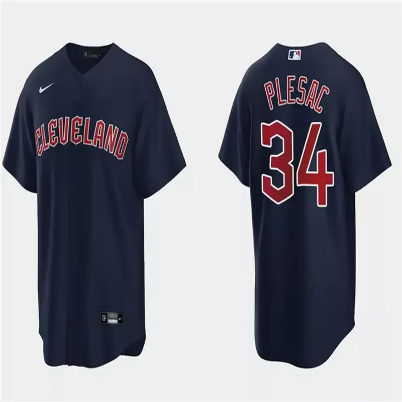 Cleveland Guardians #34 Zach Plesac Baseball jersey - Image 4