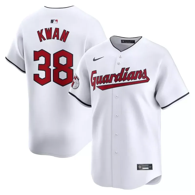 Cleveland Guardians #22 Josh Naylor Home Limited Player White Baseball jersey - Image 2
