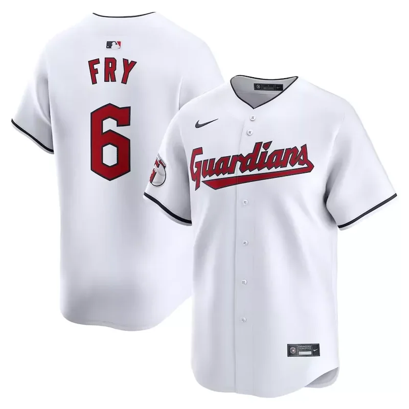 Cleveland Guardians #32 Gavin Williams White Cool Base Stitched Baseball Baseball jersey - Image 2