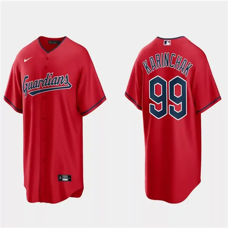 Cleveland Guardians #99James Karinchak Baseball jersey
