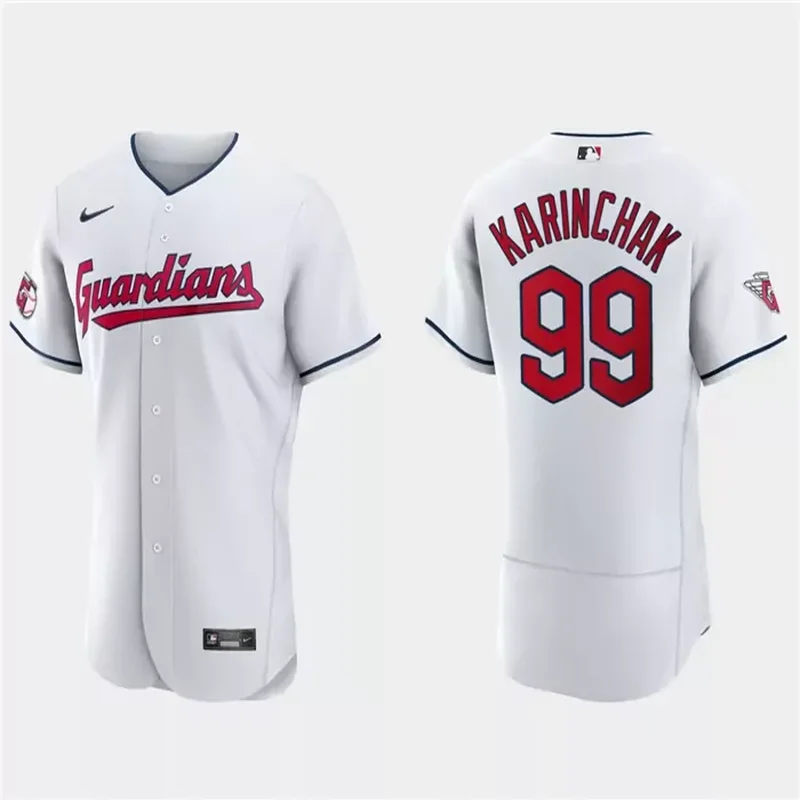 Cleveland Guardians #57 Shane Bieber Player White Baseball jersey - Image 4