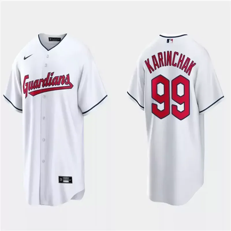 Cleveland Guardians #99James Karinchak Baseball jersey