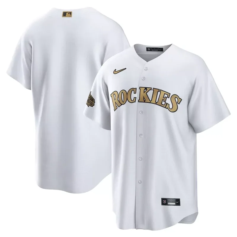 Mens Colorado Rockies Purple Alternate 2020 Team Baseball jersey - Image 3