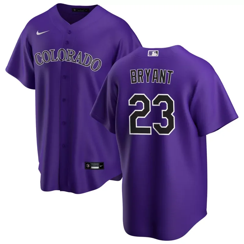 Colorado Rockies #23 Kris Bryant Baseball jersey