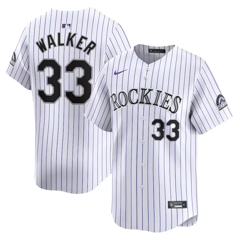 Colorado Rockies #4 Michael Toglia Home Limited Player White Baseball jersey - Image 3