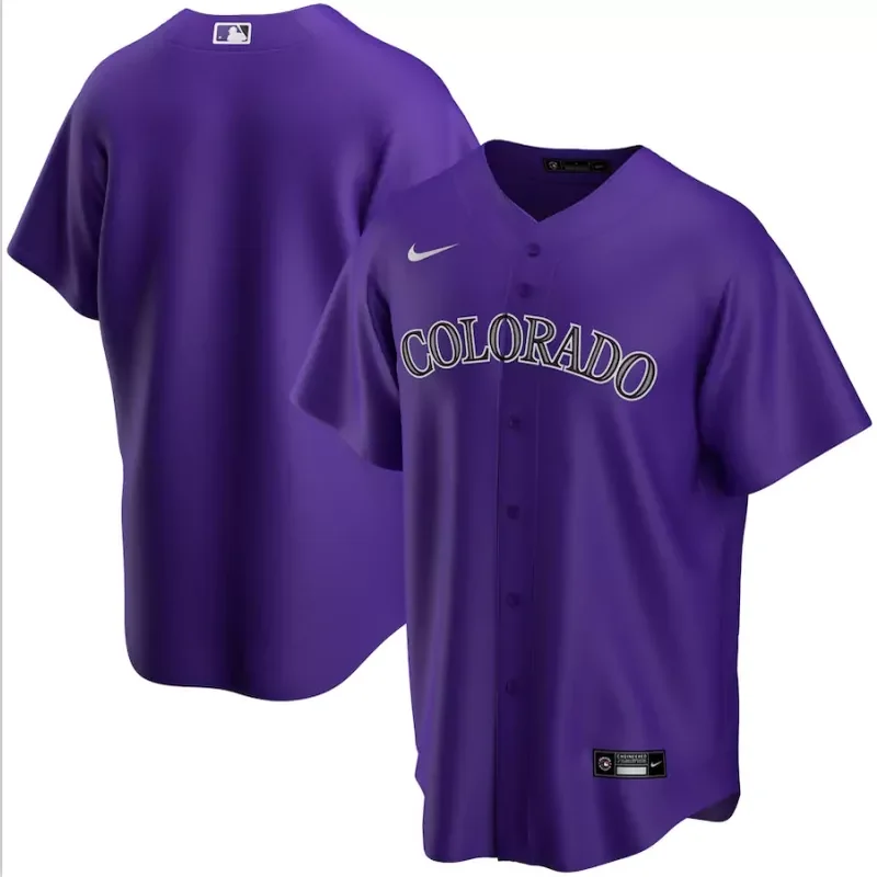 Colorado Rockies #23 Kris Bryant City Connect Flex Base Baseball jersey - Image 5