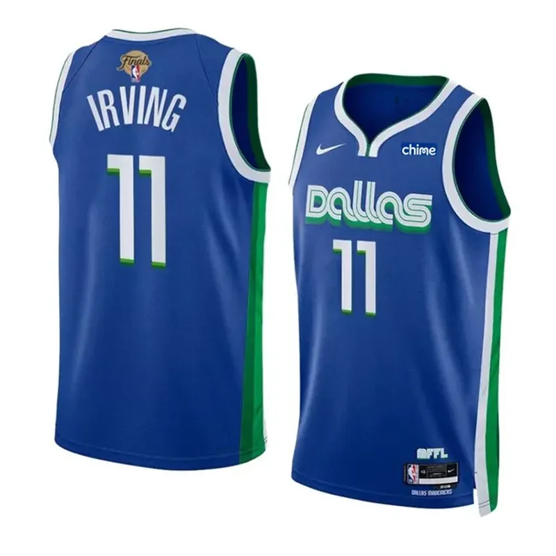 Dallas Mavericks #2 Dereck Lively II Blue 2024 Finals City Edition Stitched Basketball Basketball jersey - Image 4