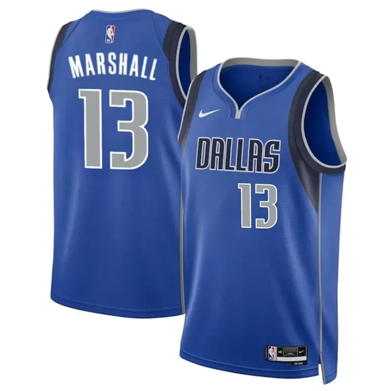 Dallas Mavericks #13 Naji Marshall Blue 2024 Icon Edition Stitched Basketball Basketball jersey