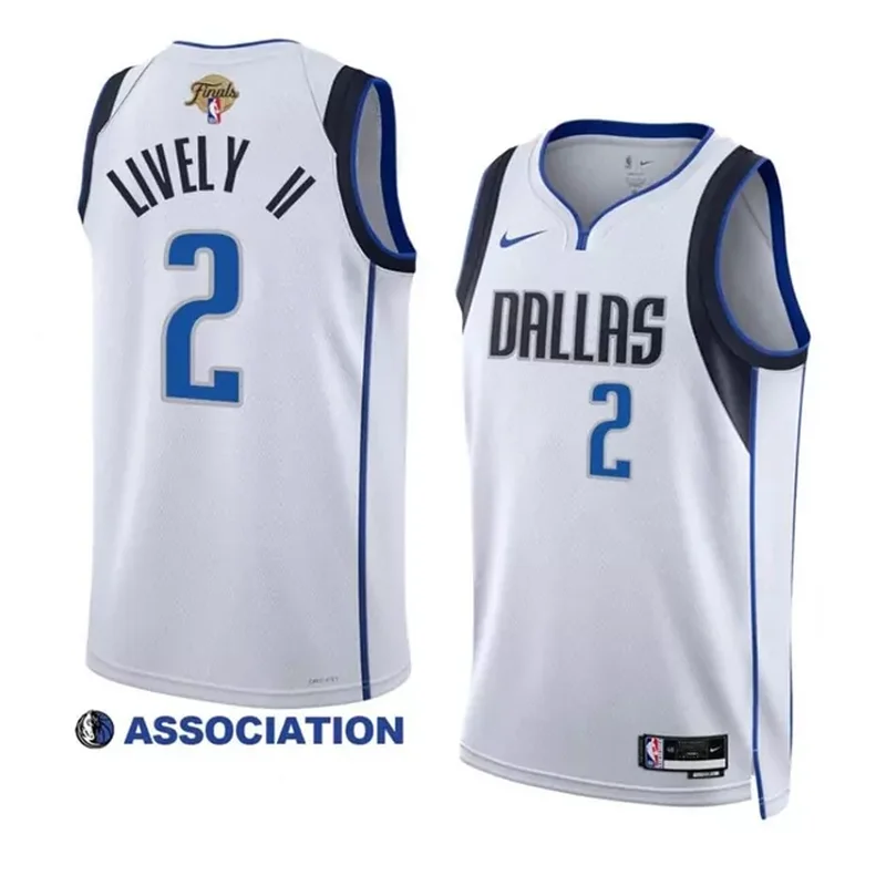 dallas mavericks #14 jordan walker city edition 2023 nba draft royal.webp Basketball jersey - Image 3