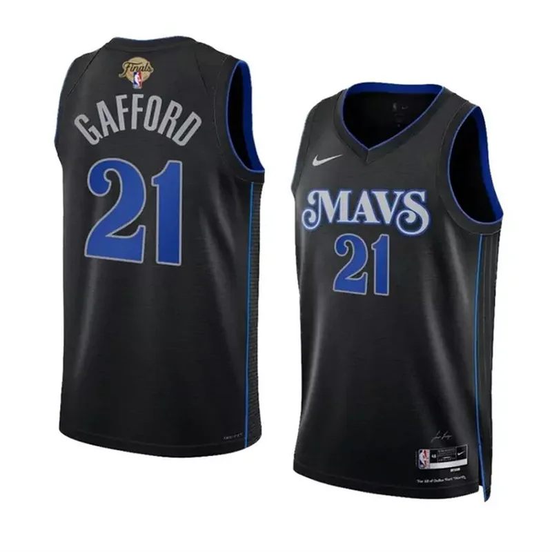 Dallas Mavericks Active Player Custom Blue 2024 Finals City Edition Stitched Basketball Basketball jersey - Image 5