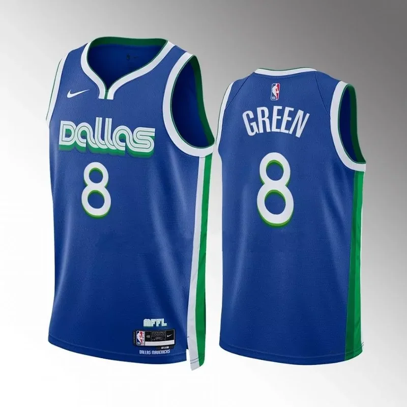 Dallas Mavericks #2 Kyrie Irving Statement Edition 2022 23 Navy Swingman Basketball jersey - Image 4