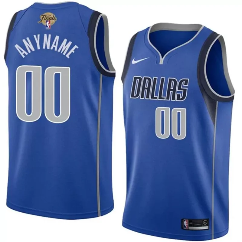 Dallas Mavericks Active Player Custom Blue 2024 Finals Icon Edition Stitched Basketball Basketball jersey