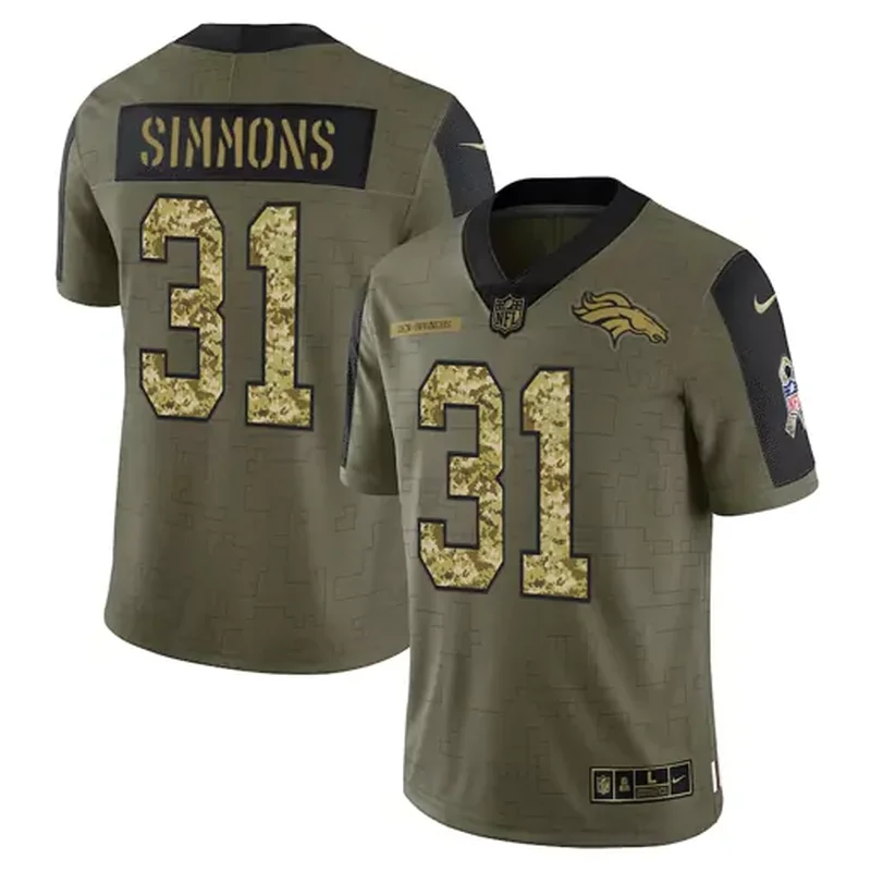 Denver Broncos #31 Justin Simmons Football jersey