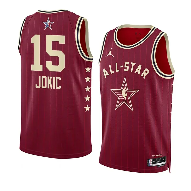 Denver Nuggets #15 Nikola Jokic 2024 NBA All Star Swingman Basketball jersey