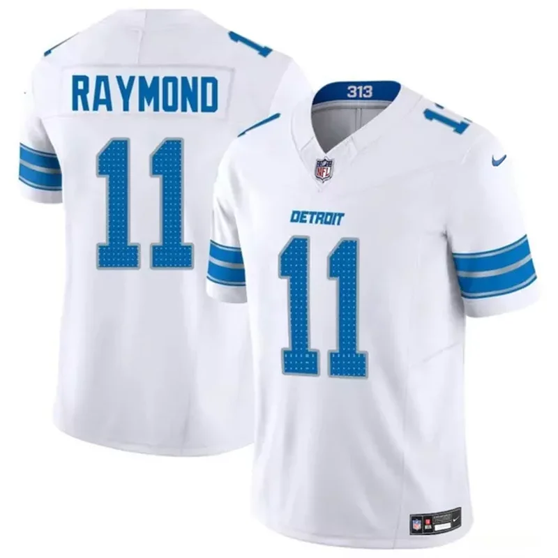 Detroit Lions #14 Amon Ra St Brown 2024 Salute to Service Limited Arctic Camo Football jersey - Image 5