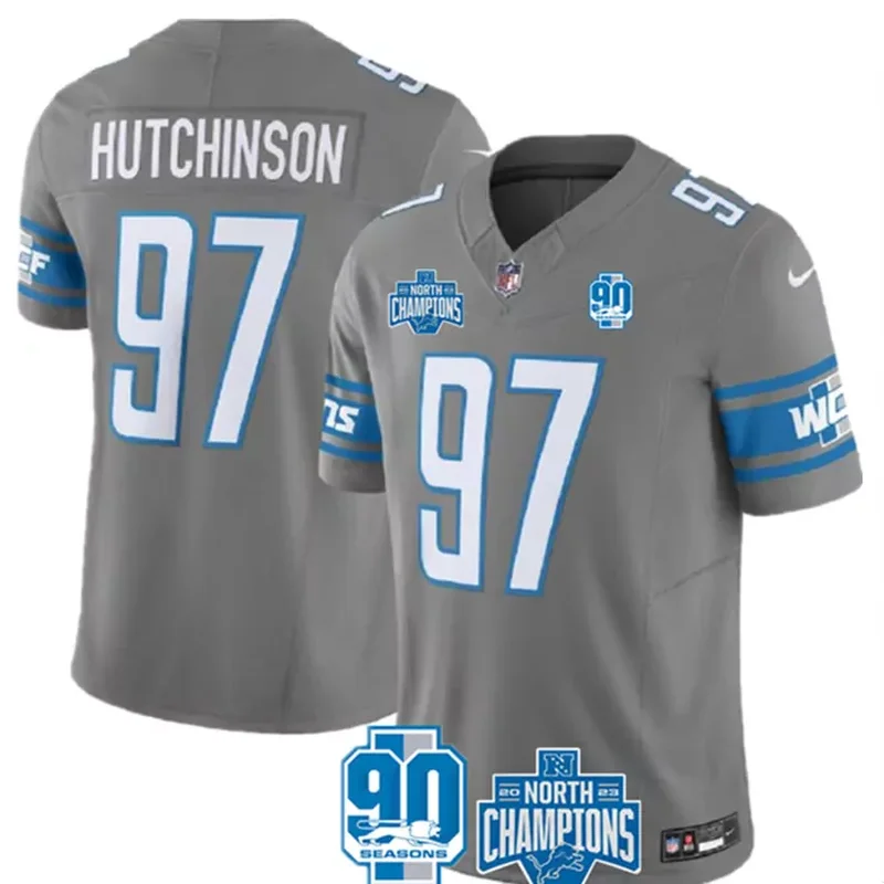 Detroit Lions #87 Sam LaPorta 2024 F.U.S.E Arctic Camo Salute To Service Limited Football jersey - Image 3