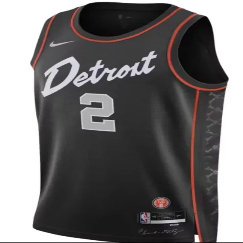 Detroit Pistons #2 Cade Cunningham 23 24 city Basketball jersey
