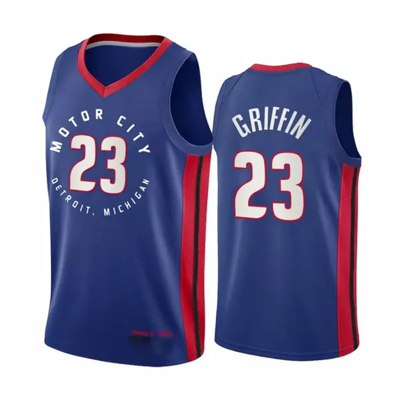 Detroit Pistons 23 Blake Griffin 2021 City City Edition Basketball jersey