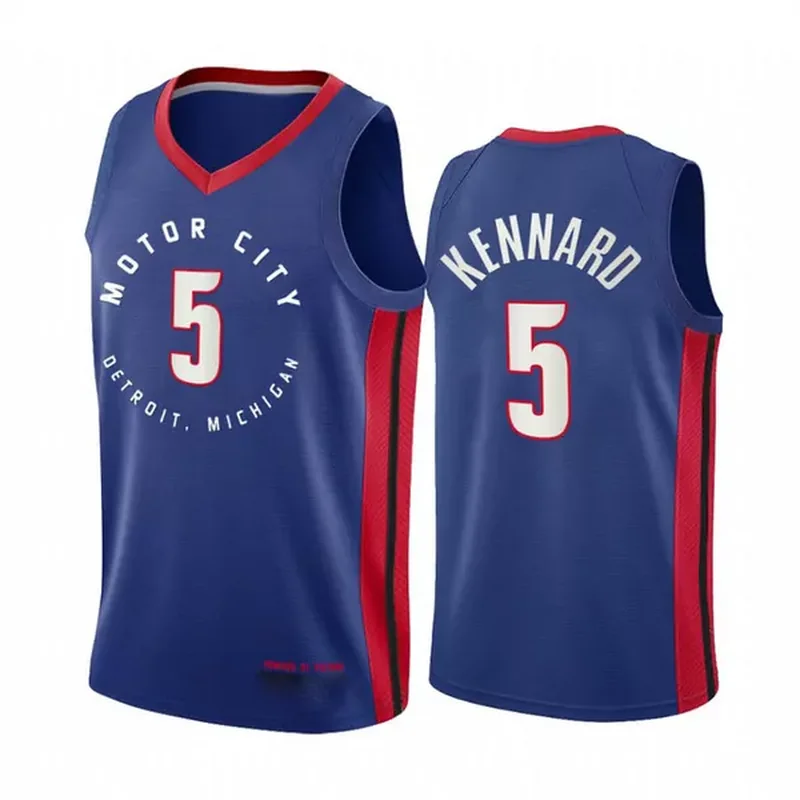 Detroit Pistons #2 Cade Cunningham White 2021 NBA Draft No.1 Basketball jersey - Image 5