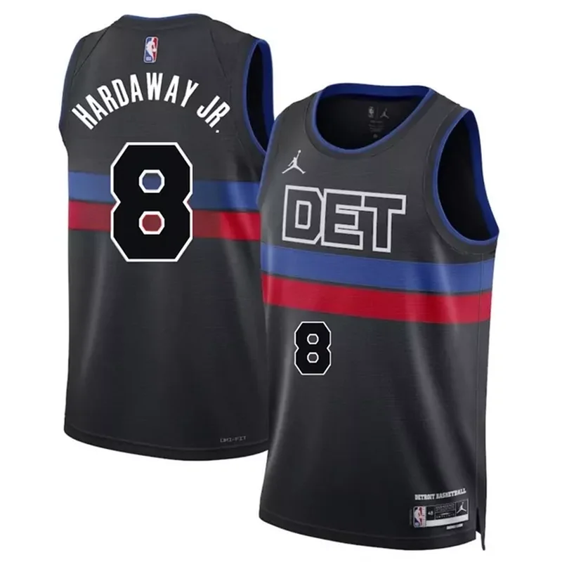 Detroit Pistons Ron Holland 2024 NBA Draft Fast Break Player Icon Edition Blue Basketball jersey - Image 5