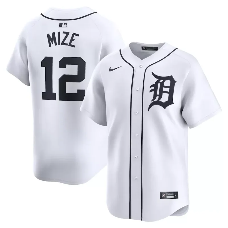 Detroit Tigers #45 Jack Flaherty White Cool Base Stitched Baseball Baseball jersey - Image 2