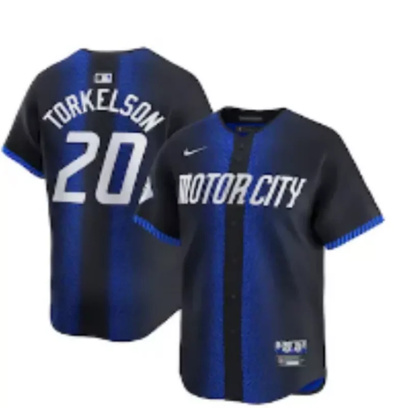 Detroit Tigers #21 Jackson Jobe City Connect Limited Baseball jersey - Image 3
