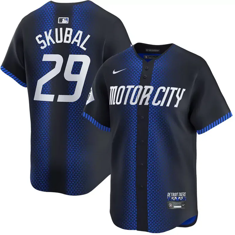 Detroit Tigers #87 Tyler Holton City Connect Limited Baseball jersey - Image 4
