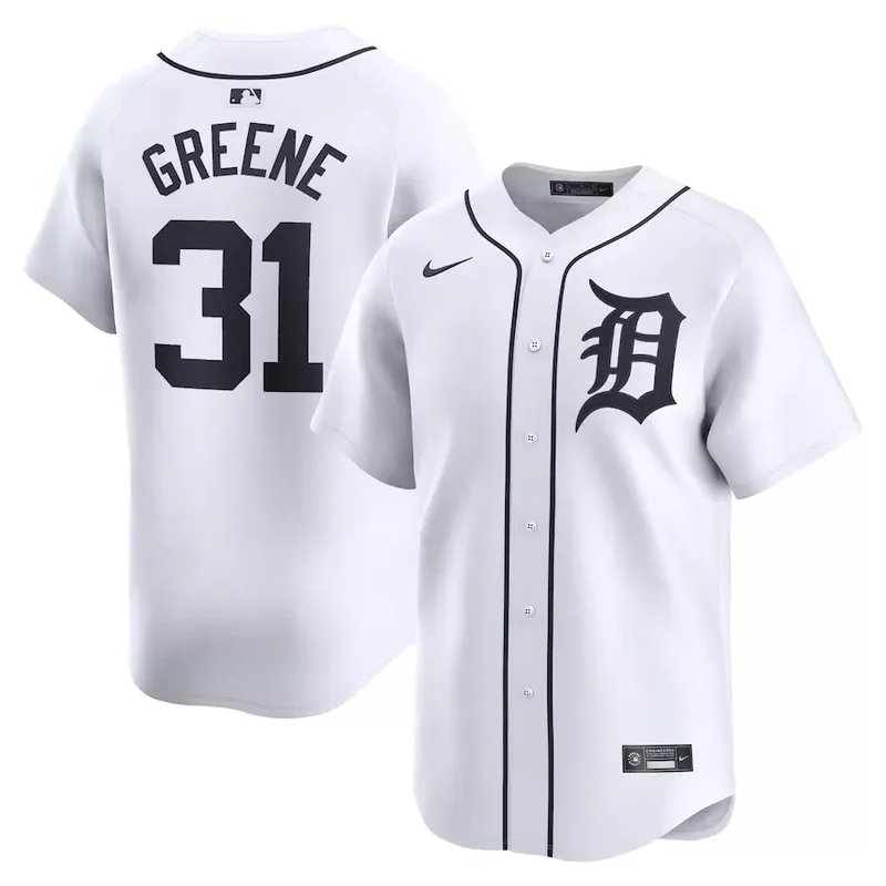 Detroit Tigers #25 Matt Manning Home Limited Player White Baseball jersey - Image 3