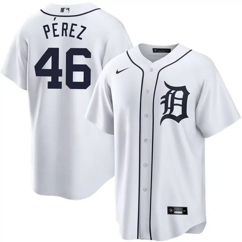 Detroit Tigers #31 Riley Greene Player White Baseball jersey - Image 4