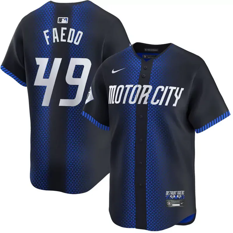 Detroit Tigers #49 Alex Faedo City Connect Limited Baseball jersey