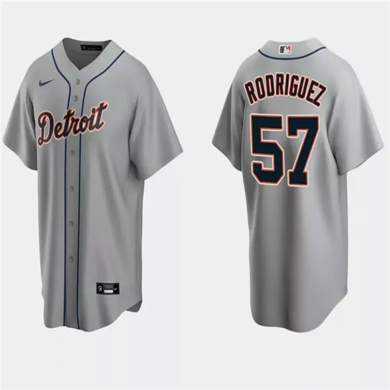 Detroit Tigers #57 Eduardo Rodriguez Baseball jersey