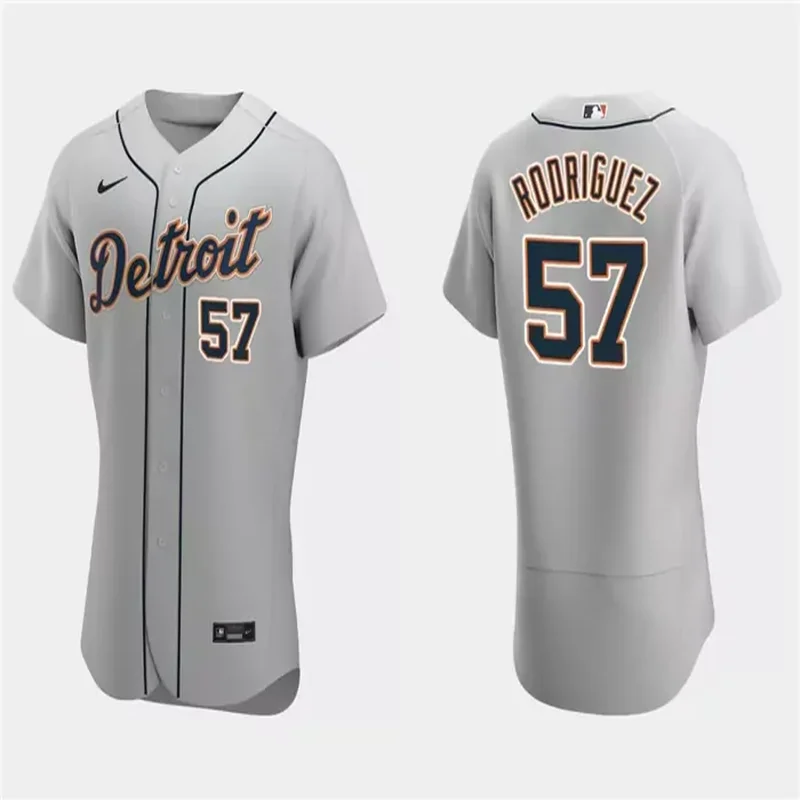 Detroit Tigers #57 Eduardo Rodriguez Baseball jersey - Image 2