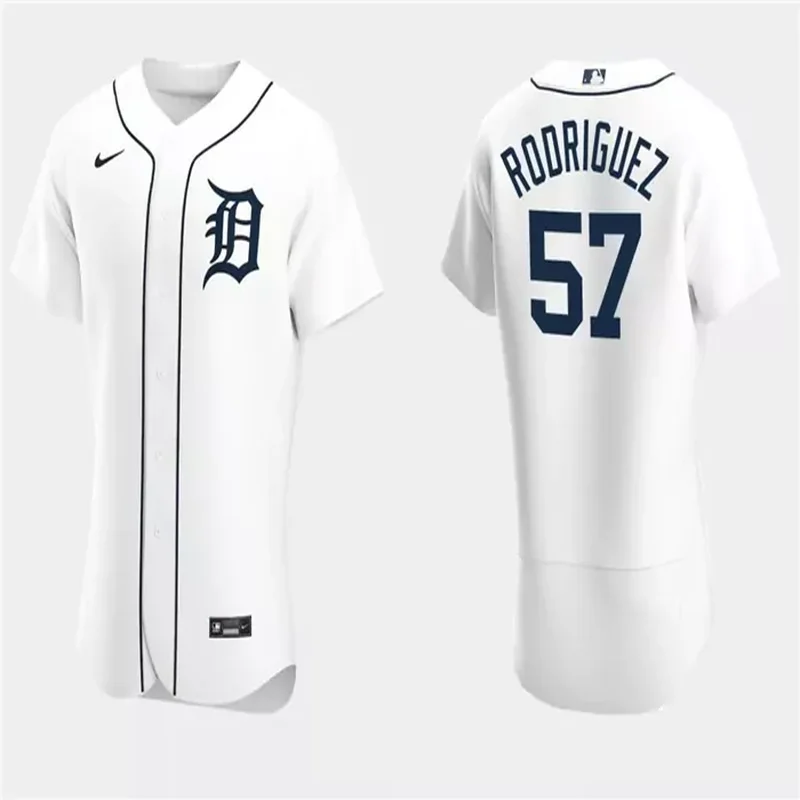 Detroit Tigers #57 Eduardo Rodriguez Baseball jersey - Image 3