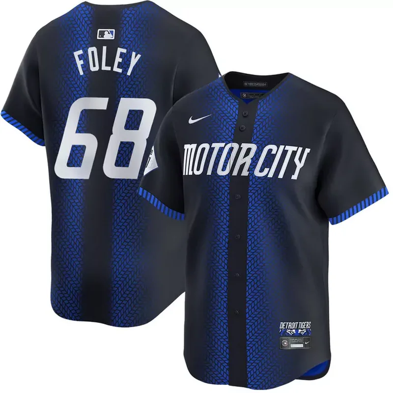 Detroit Tigers #34 Jake Rogers City Connect Limited Baseball jersey - Image 5