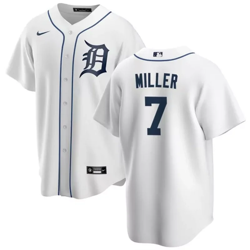 Detroit Tigers #29 Tarik Skubal 2024 City Connect Limited Men Navy Baseball jersey - Image 4