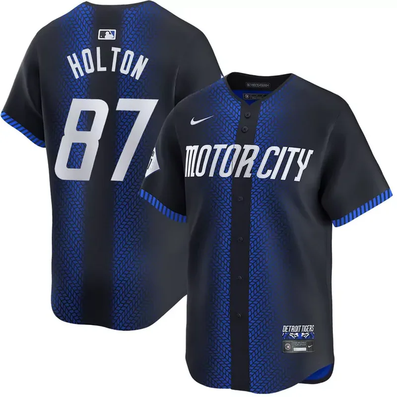 Detroit Tigers #87 Tyler Holton City Connect Limited Baseball jersey