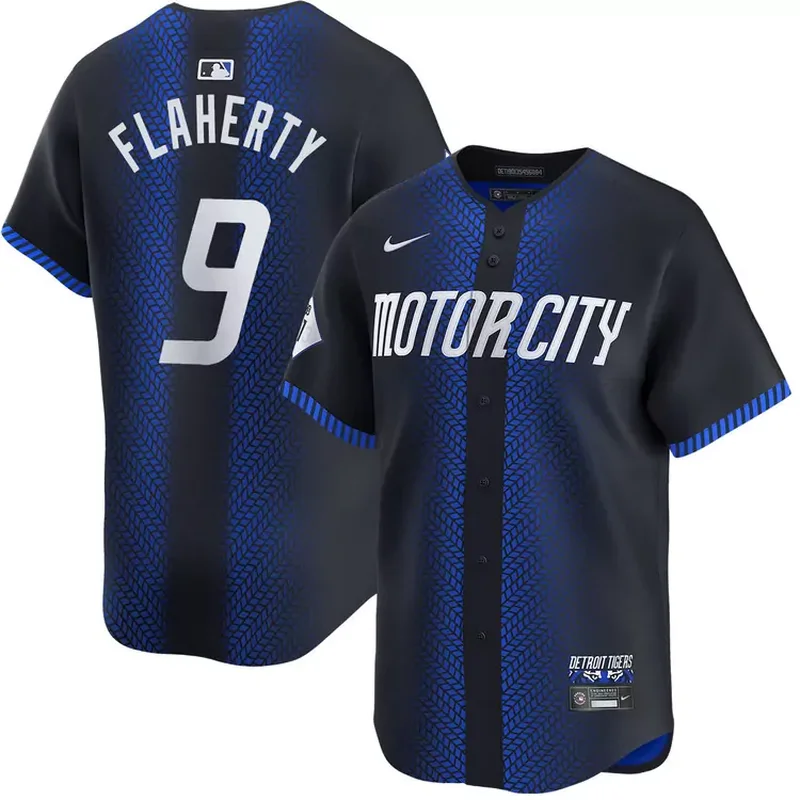 Detroit Tigers #87 Tyler Holton City Connect Limited Baseball jersey - Image 2