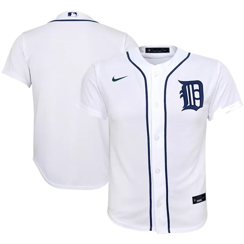 Detroit Tigers White Home 2020 Team Baseball jersey