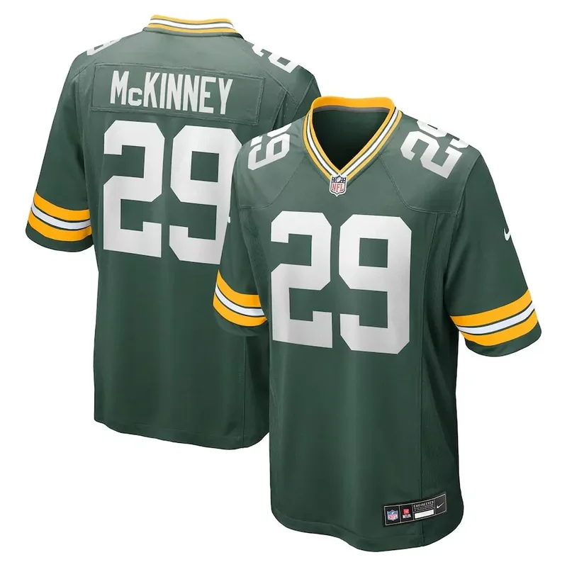 Green Bay Packers #85 Tucker Kraft Green Stitched Game Football jersey - Image 3
