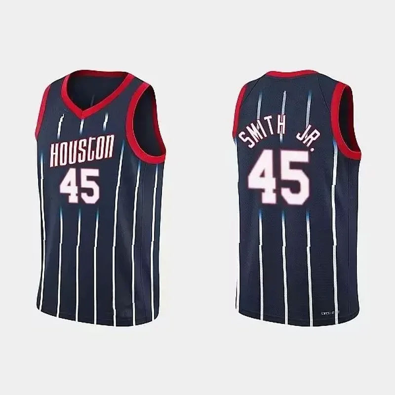 houston rockets #1 john wall 75th anniversary city navy Basketball jersey - Image 5