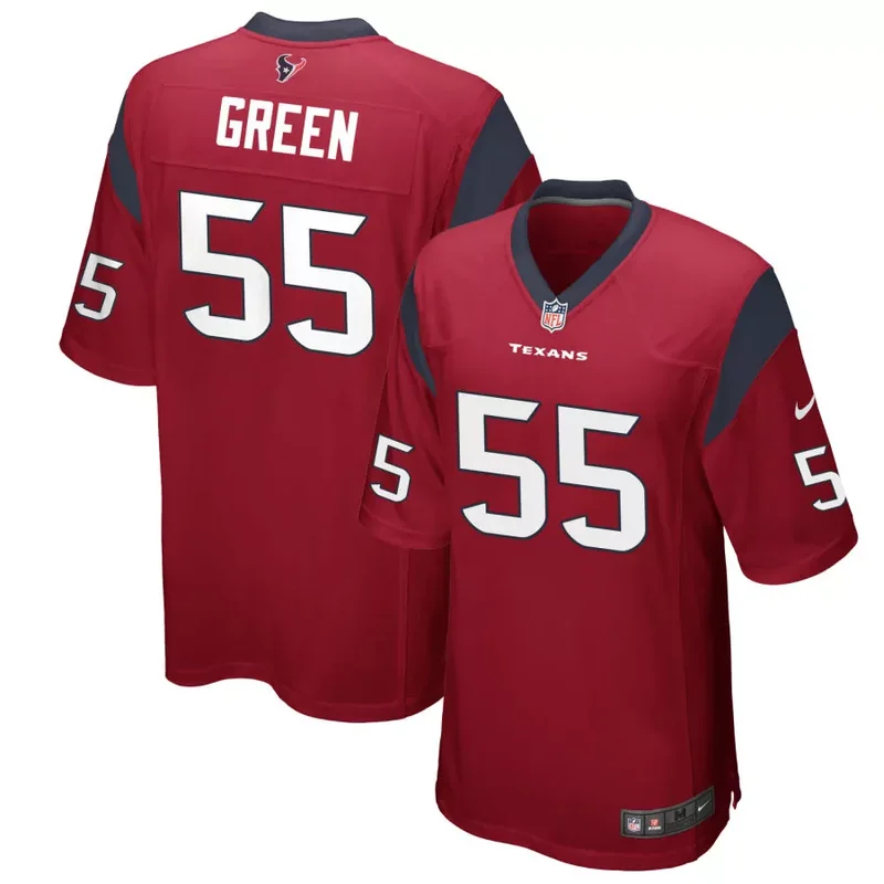 Houston Texans #55 Kenyon Green 15 Football jersey
