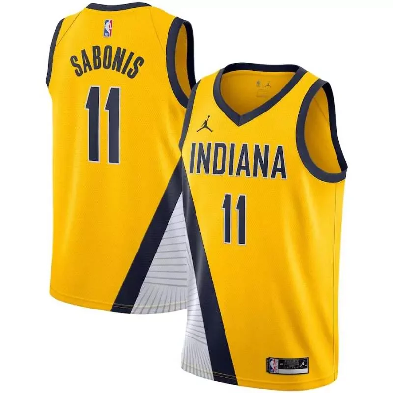 indiana pacers #26 jeremy lamb 75th anniversary city black Basketball jersey - Image 3