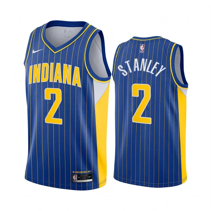indiana pacers #22 caris levert yellow earned 2021 Basketball jersey - Image 5