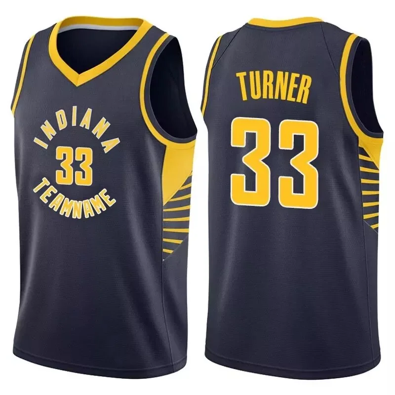 indiana pacers #88 goga bitadze 75th anniversary city black Basketball jersey - Image 2