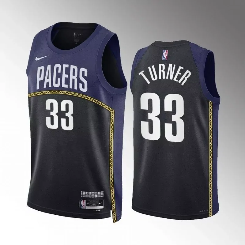 indiana pacers #8 enrique freeman yelllow 2024 draft statement edition stitched Basketball jersey - Image 5