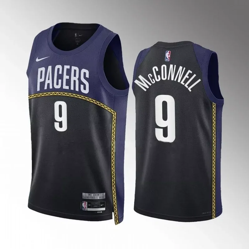 indiana pacers #8 enrique freeman yelllow 2024 draft statement edition stitched Basketball jersey - Image 2