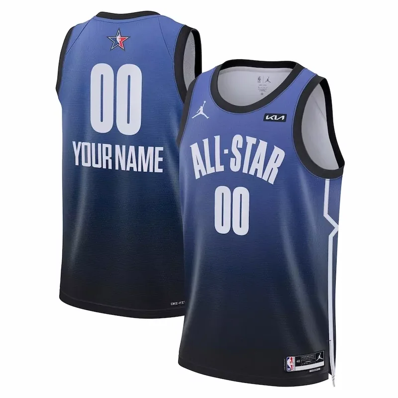 2022 NBA All Star Game Custom name number Gray Basketball jersey - Image 4