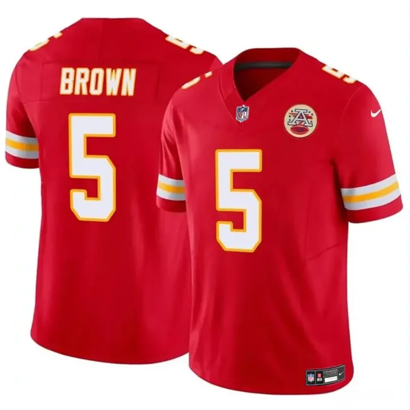 Kansas City Chiefs #15 Patrick Mahomes White Super Bowl LVII Patch Vapor Football jersey - Image 3