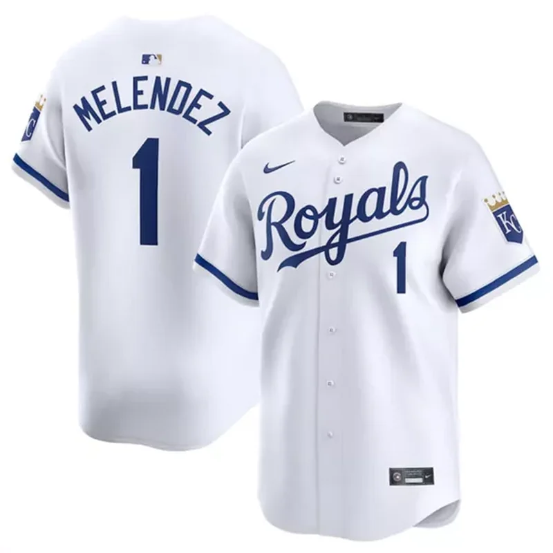 Kansas City Royals #1 MJ Melendez Light Blue Alternate Limited Stitched Baseball jersey - Image 2