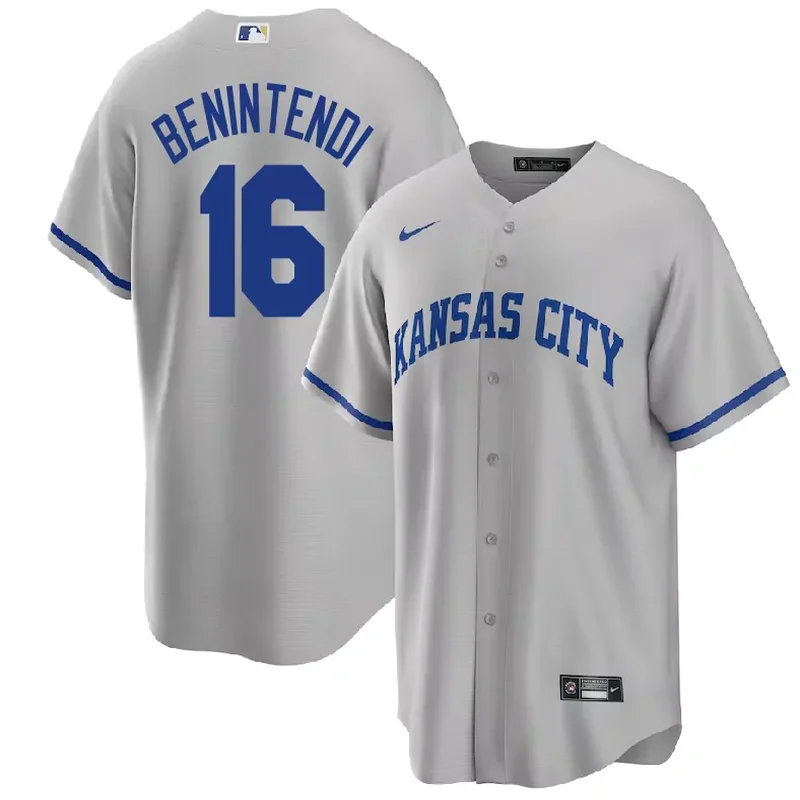 Kansas City Royals #1 MJ Melendez Light Blue Alternate Limited Stitched Baseball jersey - Image 3